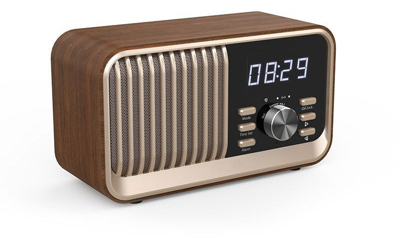 Radio FM portable - CVG - BeBop FM - Bluetooth - Batterie intégrée - Bois afbeelding 2