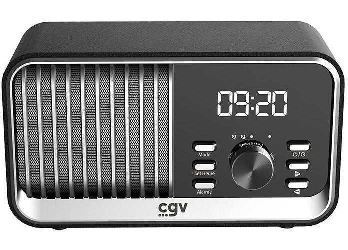 Radio FM portable - CVG - BeBop FM - Bluetooth - Batterie intégrée - Noir afbeelding 1