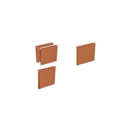 ELBA Dossiers suspendus DEFI FLEX, pour tiroir, fond 30 mm orange, carton kraft 230 g/m2, entr'axe: 330 mm, barrette - 1 Stück (400126767) afbeelding 1