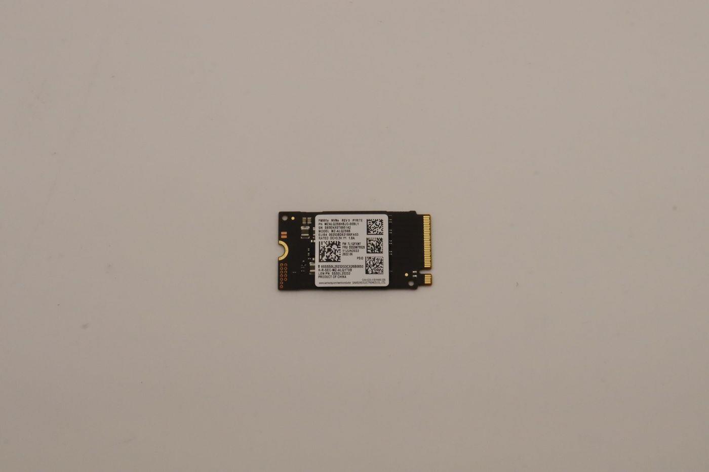 Lenovo SSDASM 256 G M.2 2242 PCIe 3x4 SAM STD (5SS0W79528) 256GM.22242PCIe3x4SAMSTD