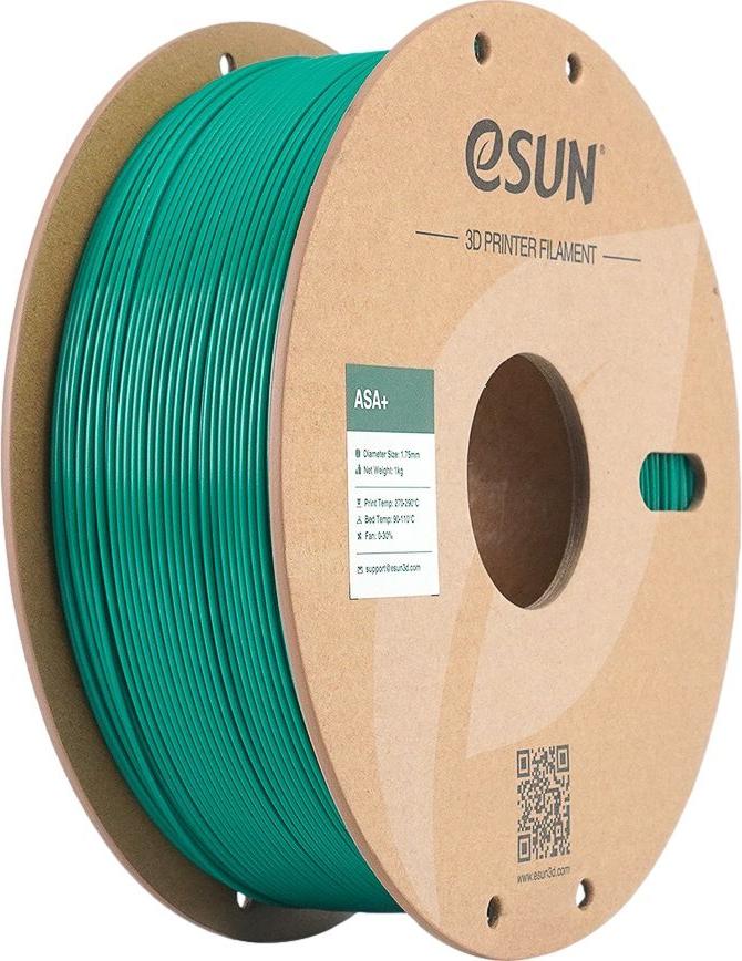eSUN ASA+ 1.75 mm Green 1 kg Filament (ASA+P175G1)