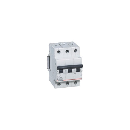 LEGRAND 419235 LS C16A 3P 6KA 3M Leitungsschutzschalter afbeelding 1