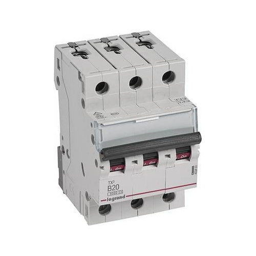 LEGRAND 403403 TX3 LS B20A 3p 6kA 3M afbeelding 1