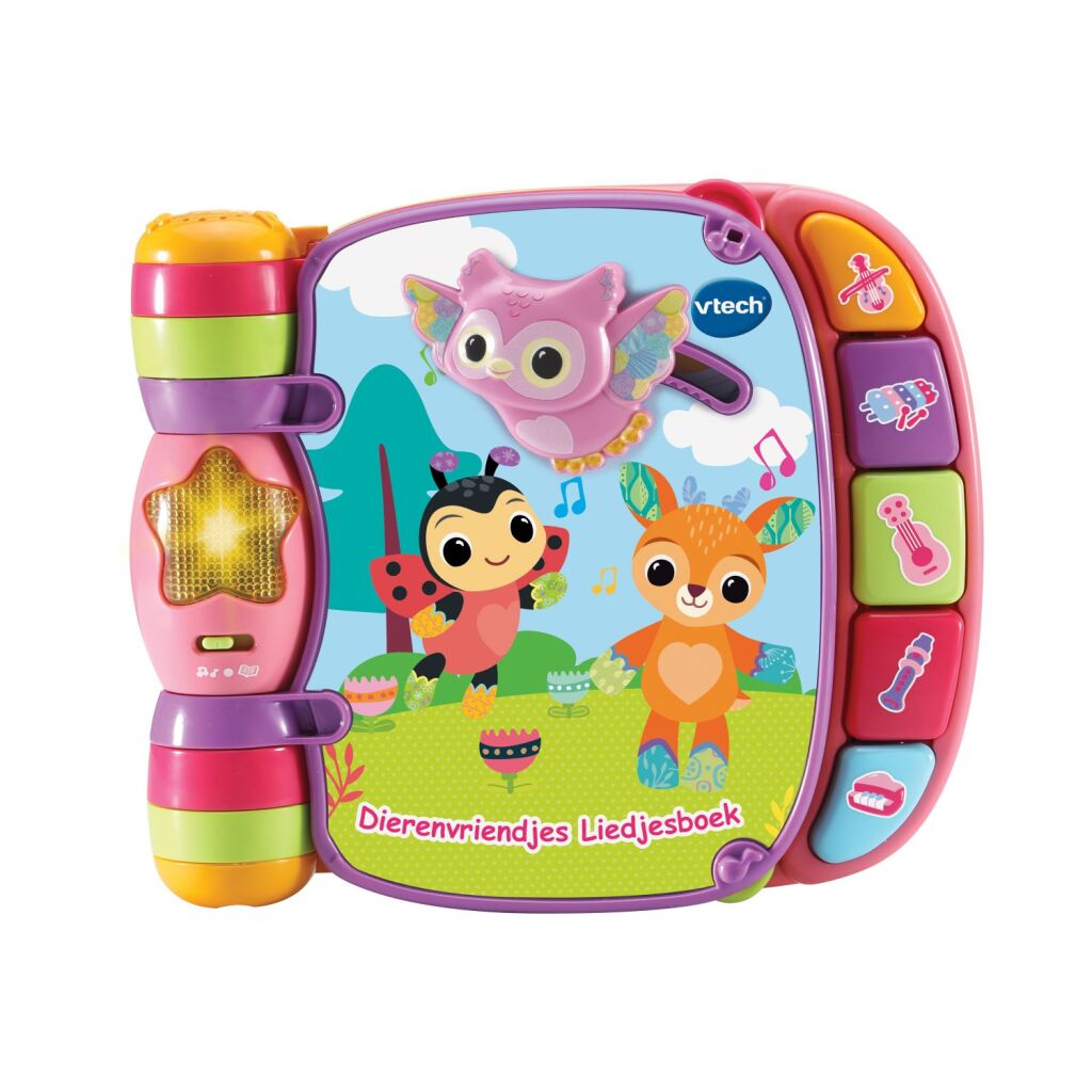 VTech Animal Friend Songbook + Light and Sound Pink