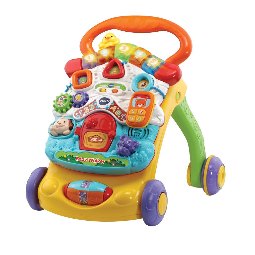 VTech Baby Walker with Light and Sound - Interactive Activity Panel - Multi-color