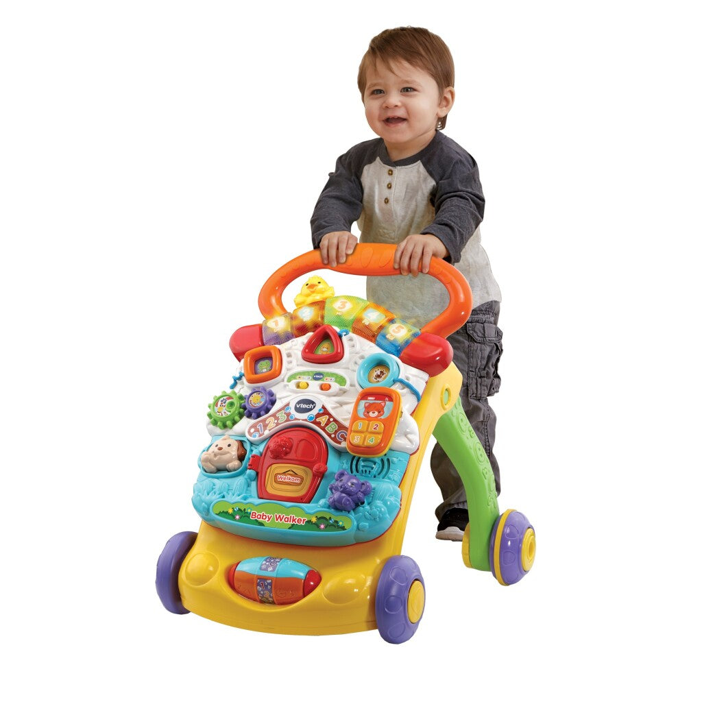 VTech Baby Walker with Light and Sound - Interactive Activity Panel - Multi-color