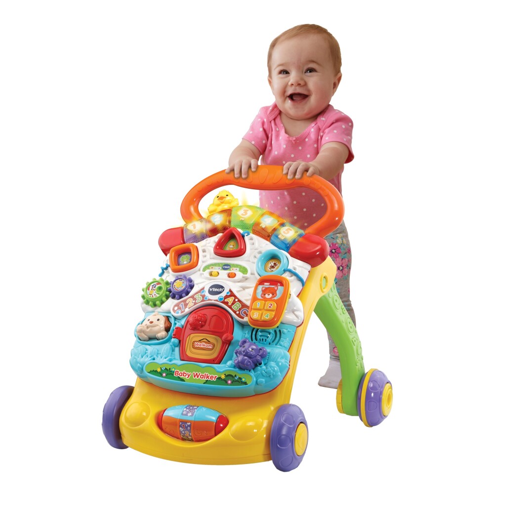 VTech Baby Walker with Light and Sound - Interactive Activity Panel - Multi-color