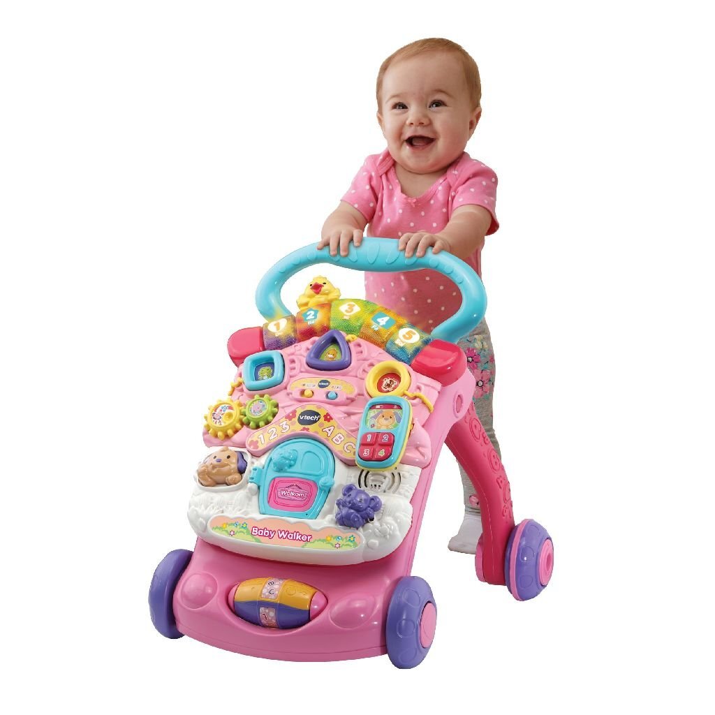 VTech Baby Walker Pink with Light and Sound for Children 9 Months and Up