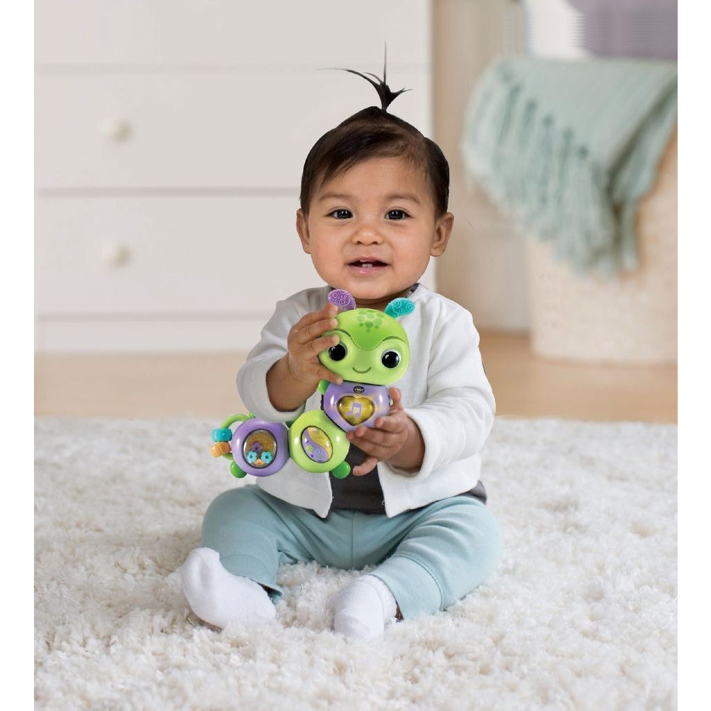 VTech Baby Spin and Wobble Caterpillar with Light and Sound for Children 0.5-2 Years