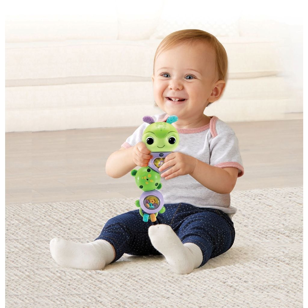 VTech Baby Spin and Wobble Caterpillar with Light and Sound for Children 0.5-2 Years