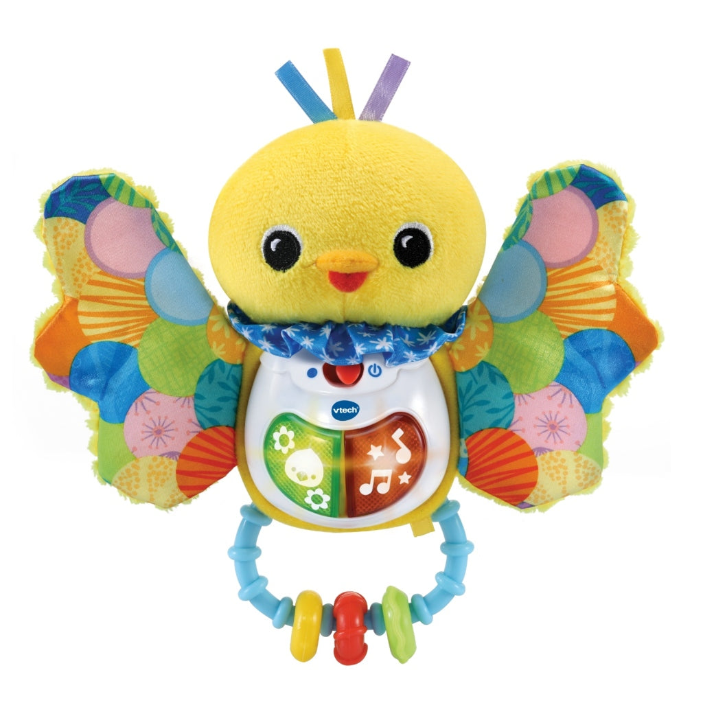 VTech Baby Flutter and Whistle Rattle with Light and Sound - Suitable for Children 0.25 to 2 Years