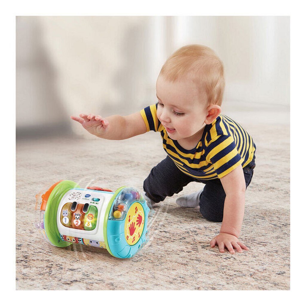 VTech Baby 3-in-1 Activity Roller with Light and Sound - Suitable for Children 0.25+