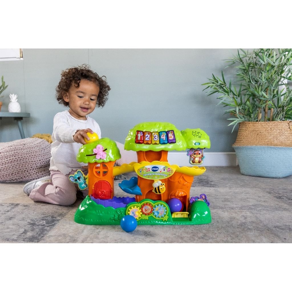 VTech Baby Animal Fun Ball Tree with Light and Sound - Suitable for Children 12+ Months