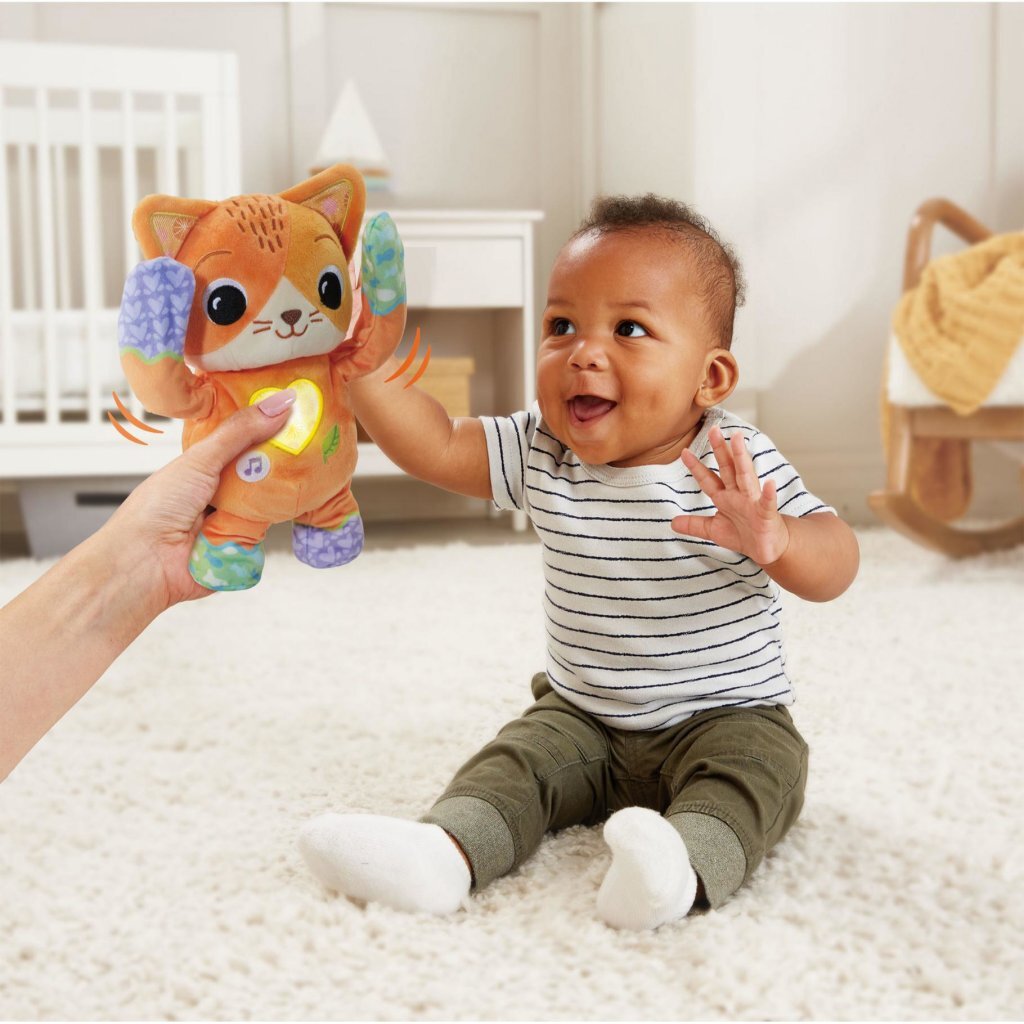 Vtech Baby Peek-a-Boo Plush Kitten with Light and Sound