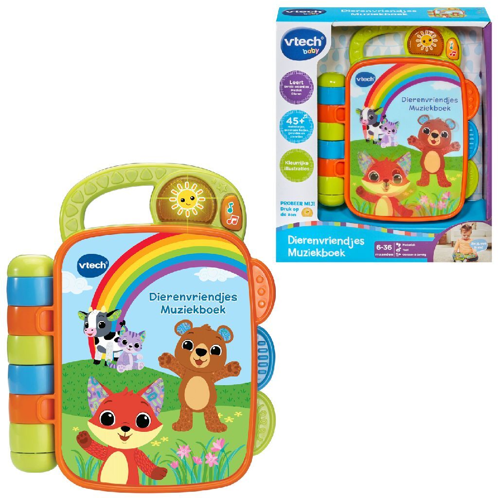 VTech Baby Animal Friend Music Book + Light