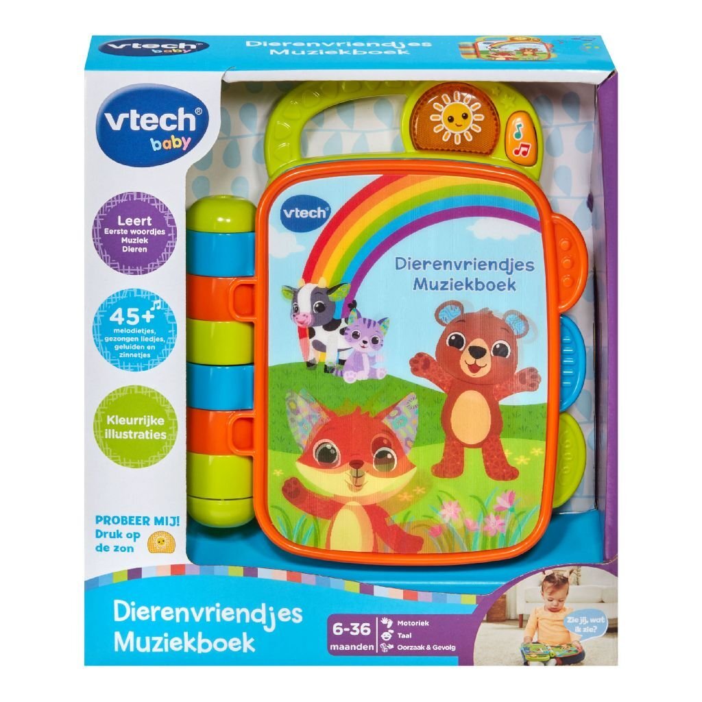 VTech Baby Animal Friend Music Book + Light