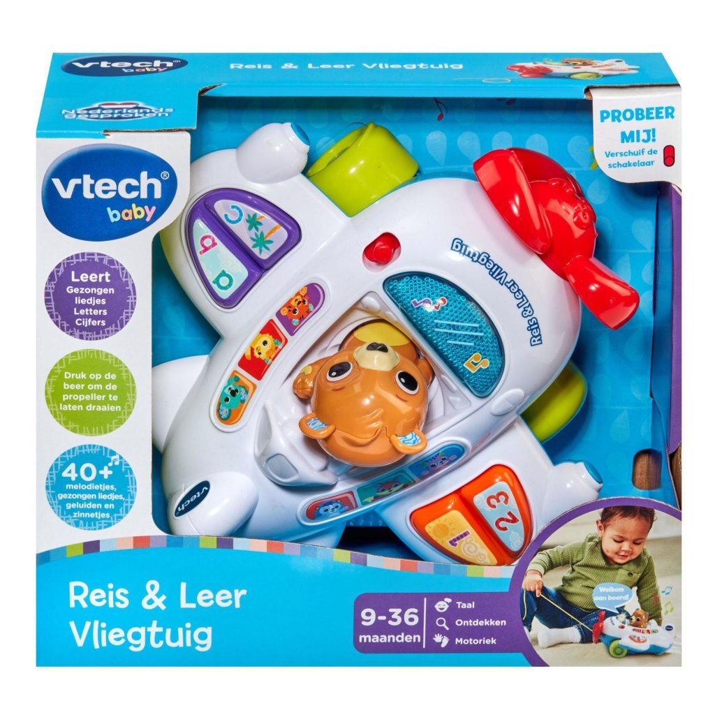 VTech Baby Travel and Learn Airplane + Light and Sound