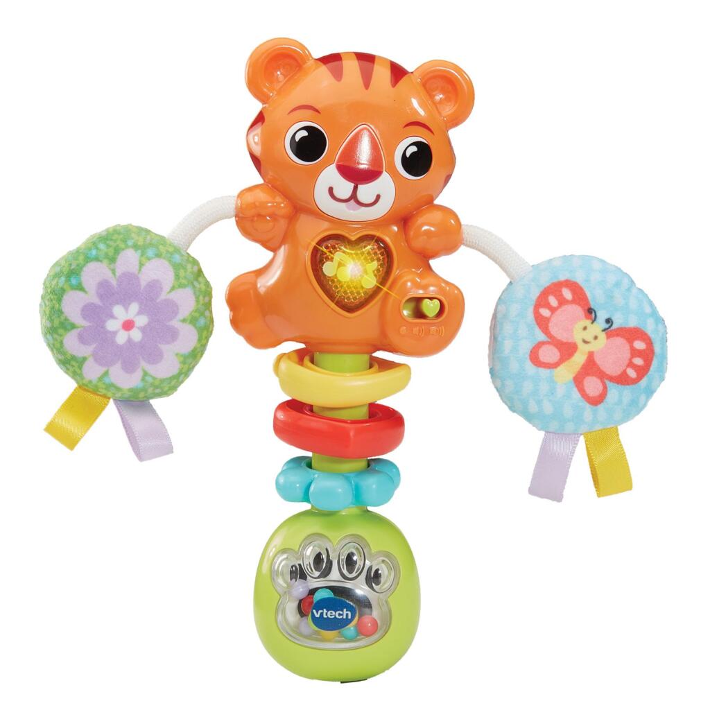 VTech Baby Premium Collection Tiger Rattle + Light and Sound