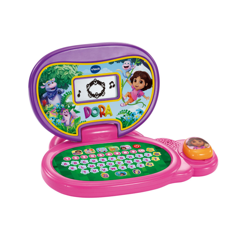 VTech Dora Adventure Laptop - Purple/Pink, Learn Letters and Numbers