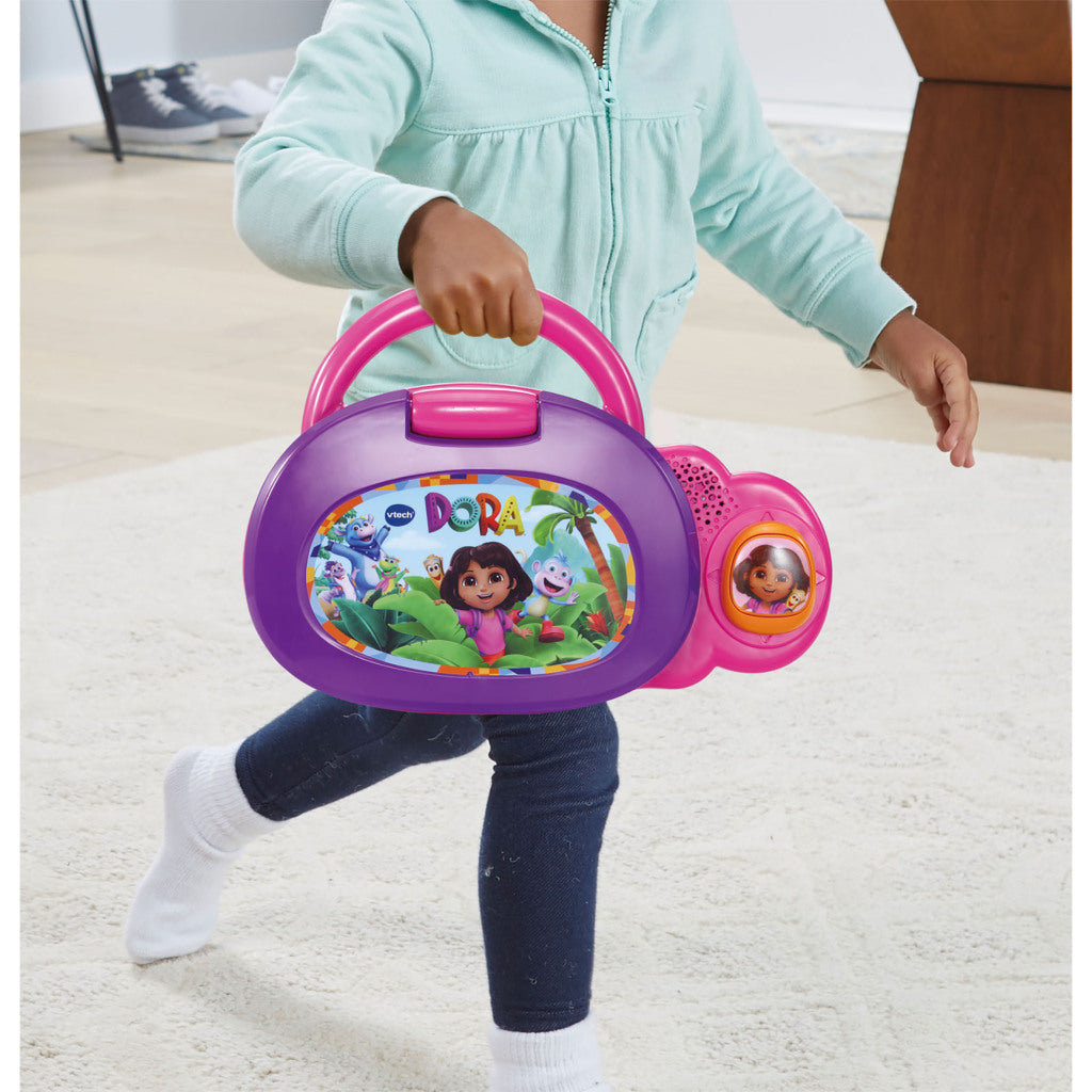VTech Dora Adventure Laptop - Purple/Pink, Learn Letters and Numbers