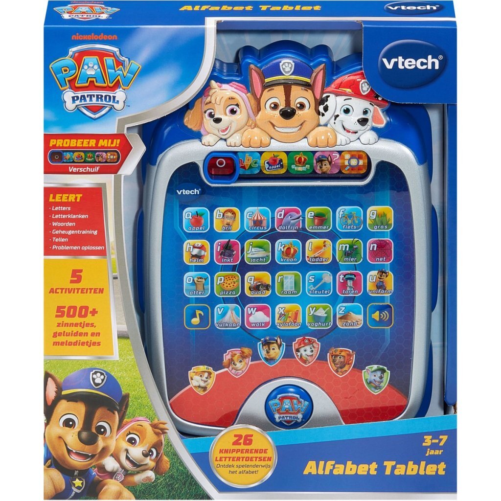 VTech Paw Patrol Alphabet Tablet with Light and Sound