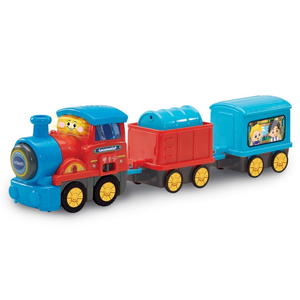 VTech Toot Toot Adventure Train Set with Lucas Locomotive + Light and Sound