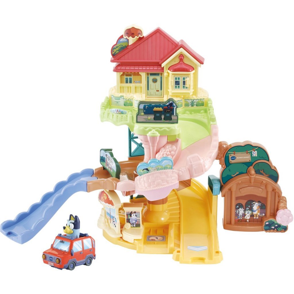 VTech Toot Toot Bluey Neighborhood Playset + Light and Sound