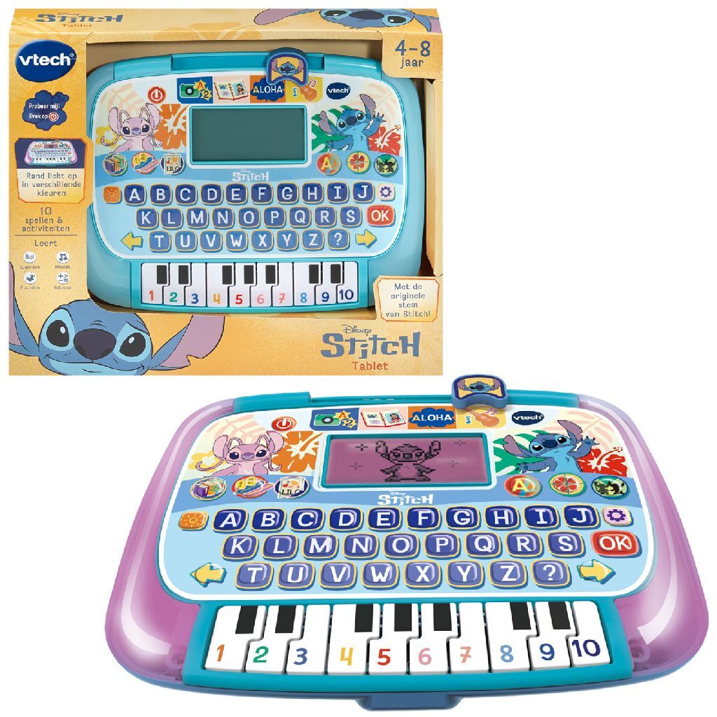 VTech Disney Stitch Tablet + Light and Sound