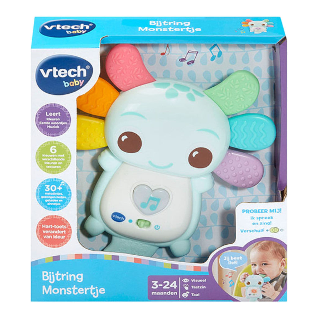 VTech Baby Teething Ring Little Monster with Light and Sound