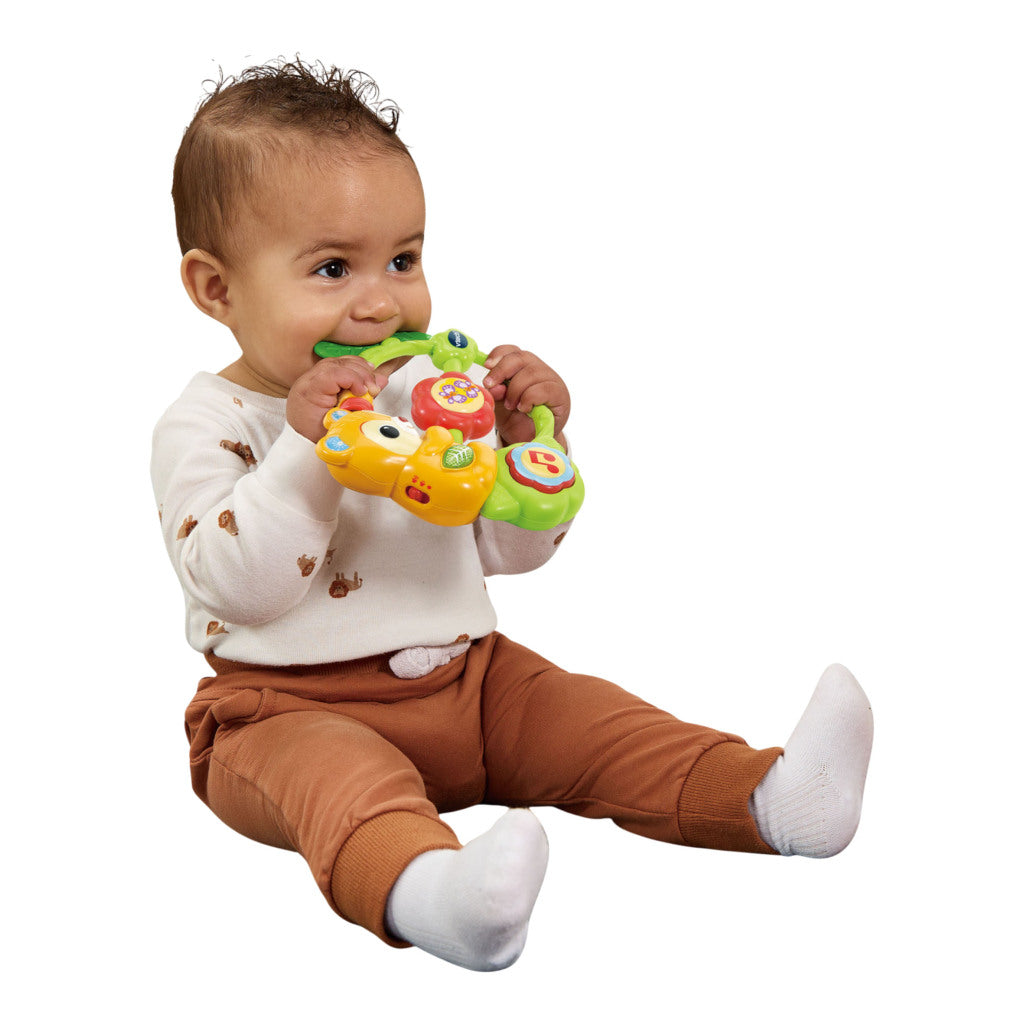 VTech Baby Happy Bear Rattle with Light and Sound