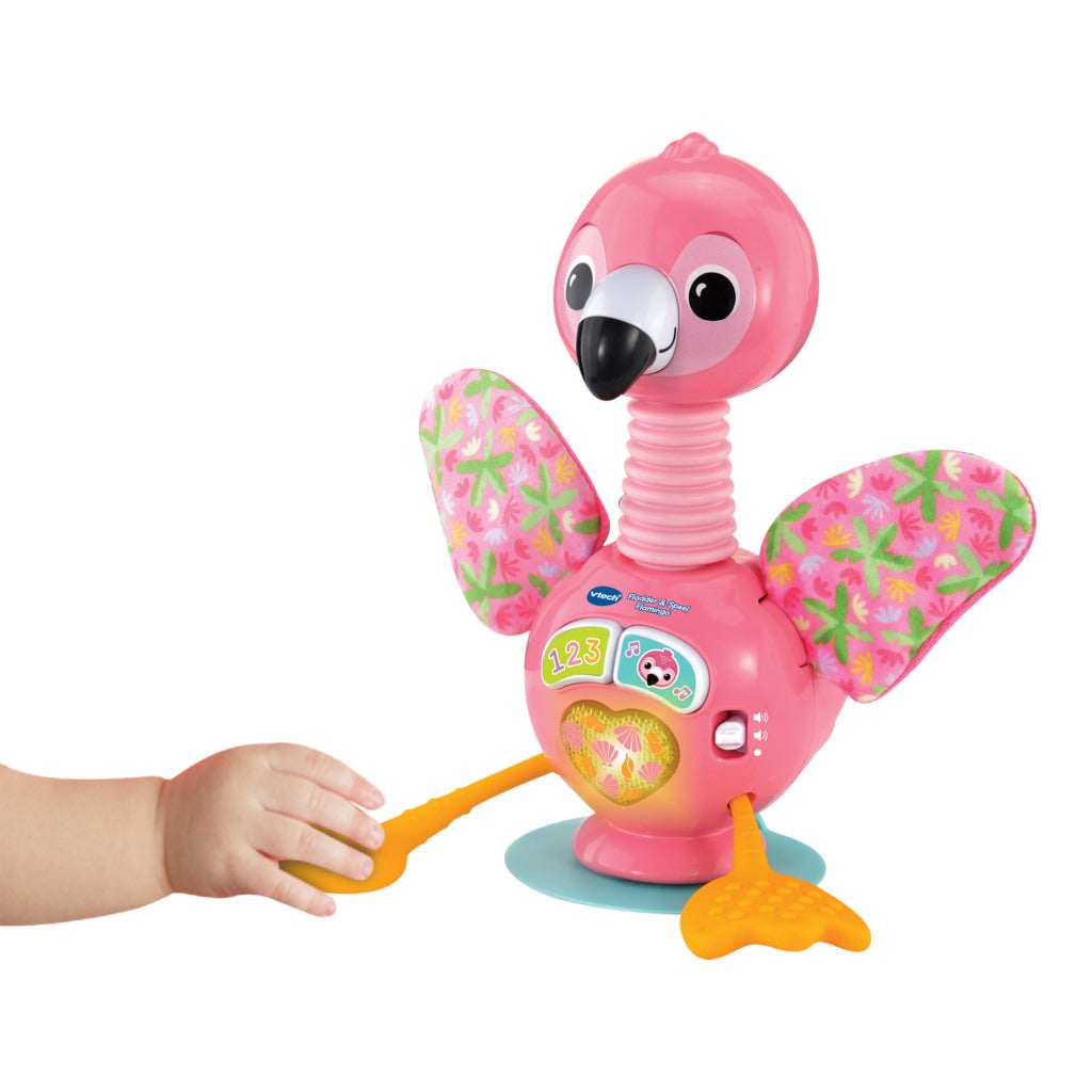 VTech Baby Flutter and Play Flamingo + Light and Sound