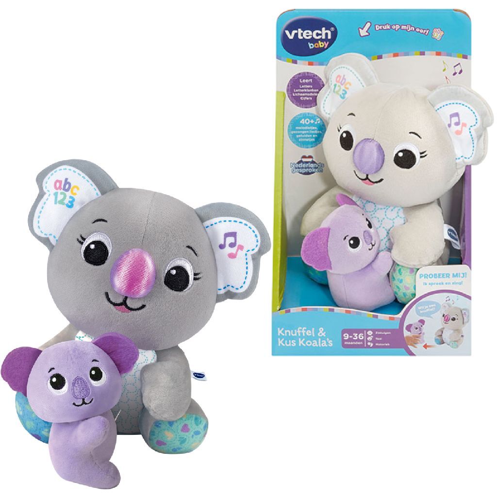 VTech Baby Cuddle and Kiss Koalas + Sound