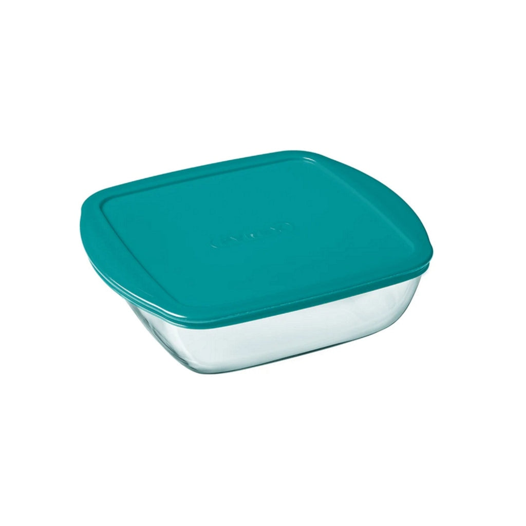 Pyrex Cook and Store Food Storage Container 1 L Glass/Green