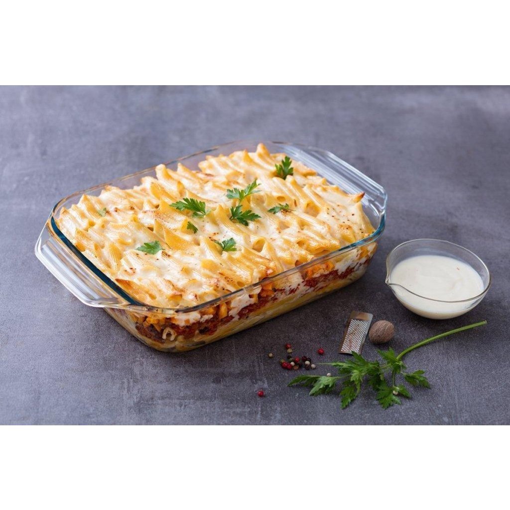 Pyrex Irresistible Rectangular Glass Oven Dish 2.2 L Transparent