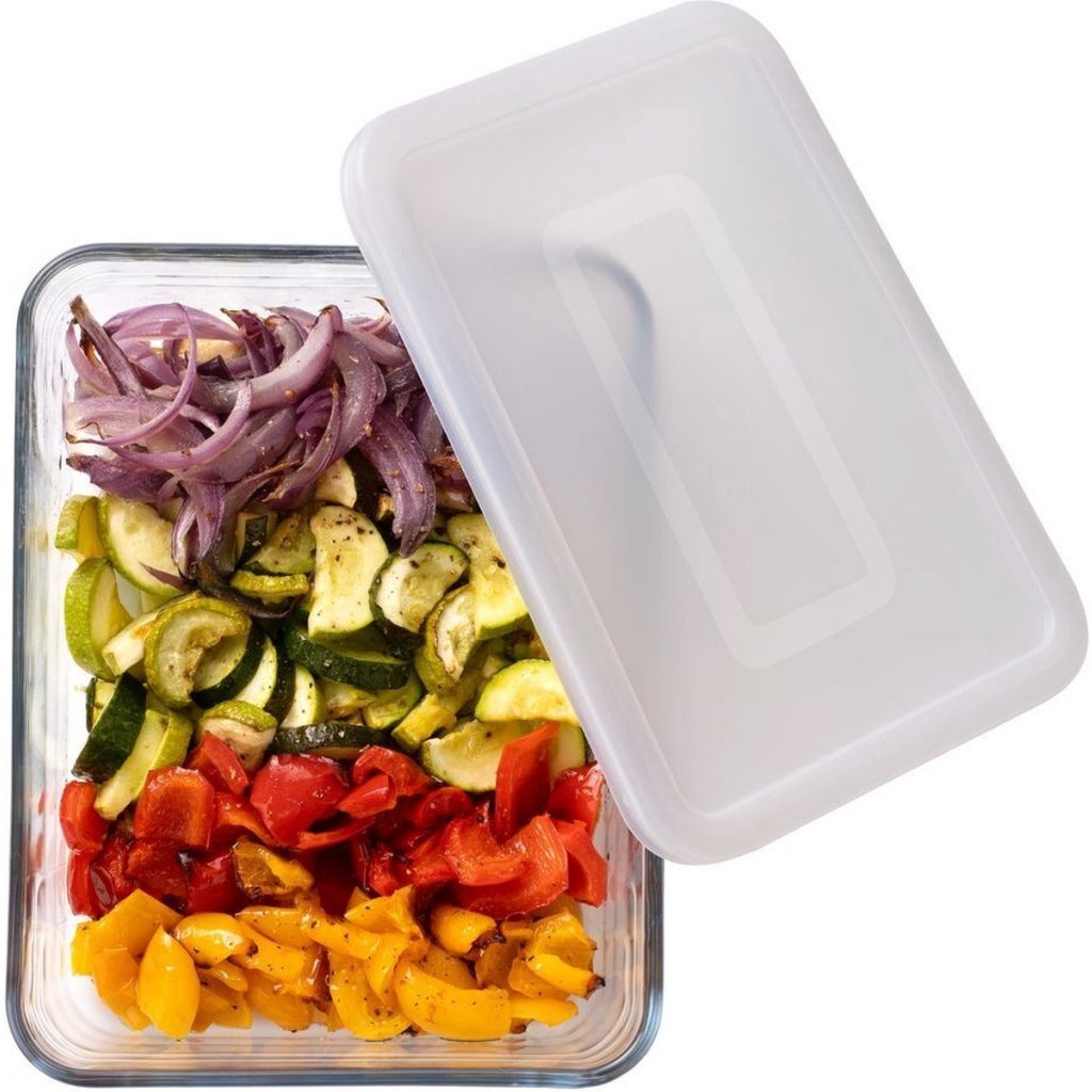 Pyrex Cook & Freeze Classic Glass Oven Dishes 1.5+2.6 L Transparent