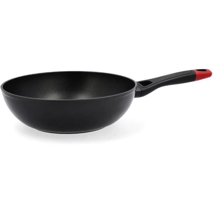 Wok - PYREX - 1455021 - En aluminium forgé - Antiadhésif - 28 cm - Sans PFAS afbeelding 3