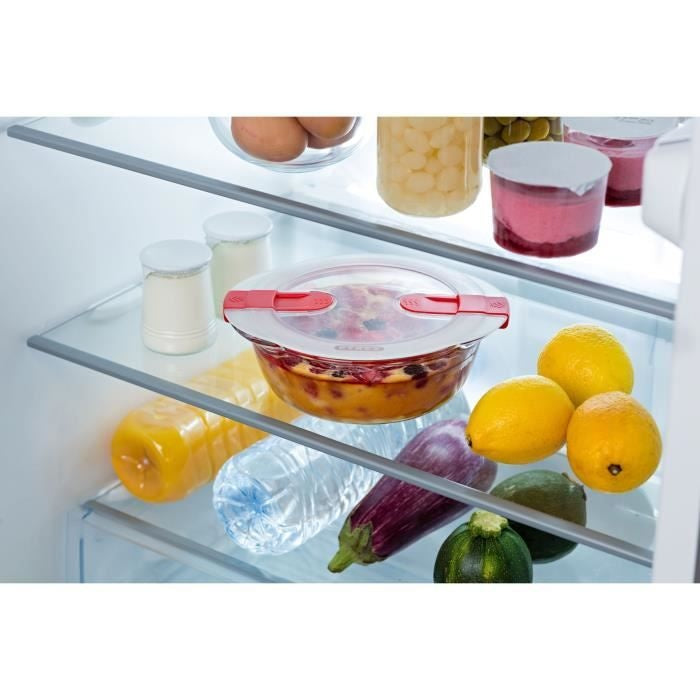 Lot de 3 lunch box - PYREX - Cook & Heat - Verre - Rond - Couvercle a valves vapeur spécial micro-onde - 1,1 L afbeelding 3