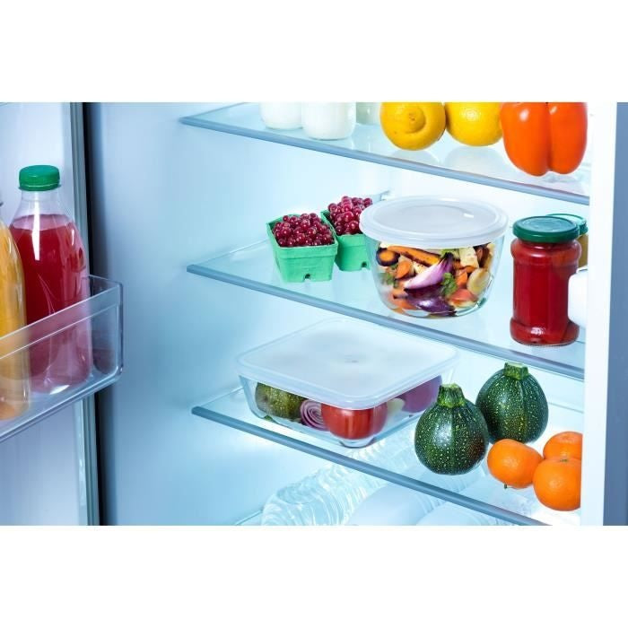Lot de 8 plats de conservation - PYREX - Cook & Freeze - Verre - Rectangulaire - Couvercle spécial congélation afbeelding 3