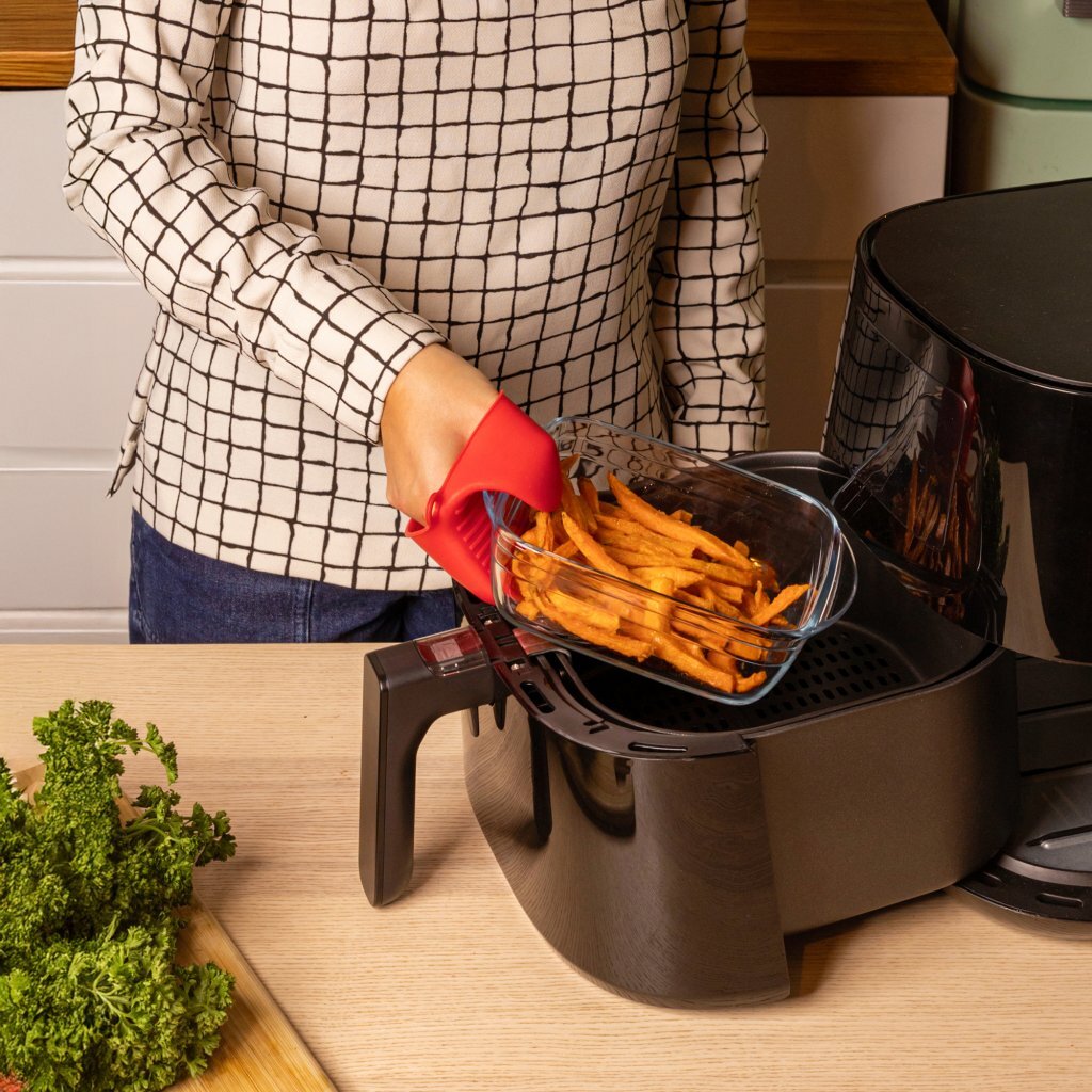 Pyrex Air Fryer Dish Square 25 x 22 cm Borosilicate Glass