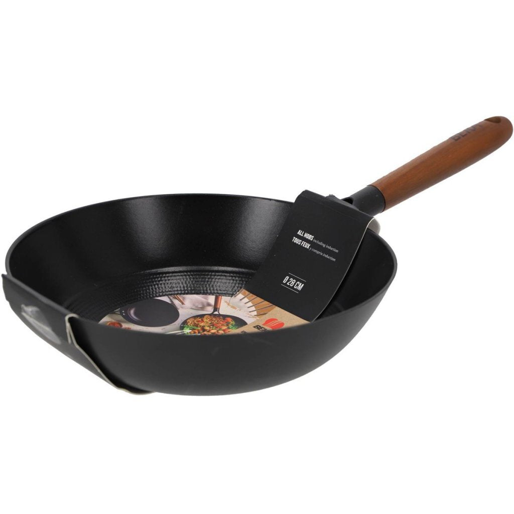 Beka Mandala Wok Pan - 28 cm - Black - PFAS-Free