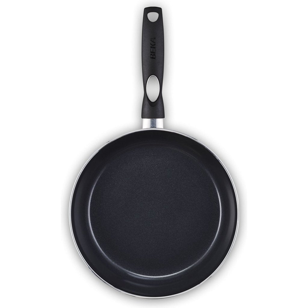 Beka Pro Induc Frying Pan 30 cm Black - 100% PFAS-free, Ceramic Non-Stick, Induction Compatible