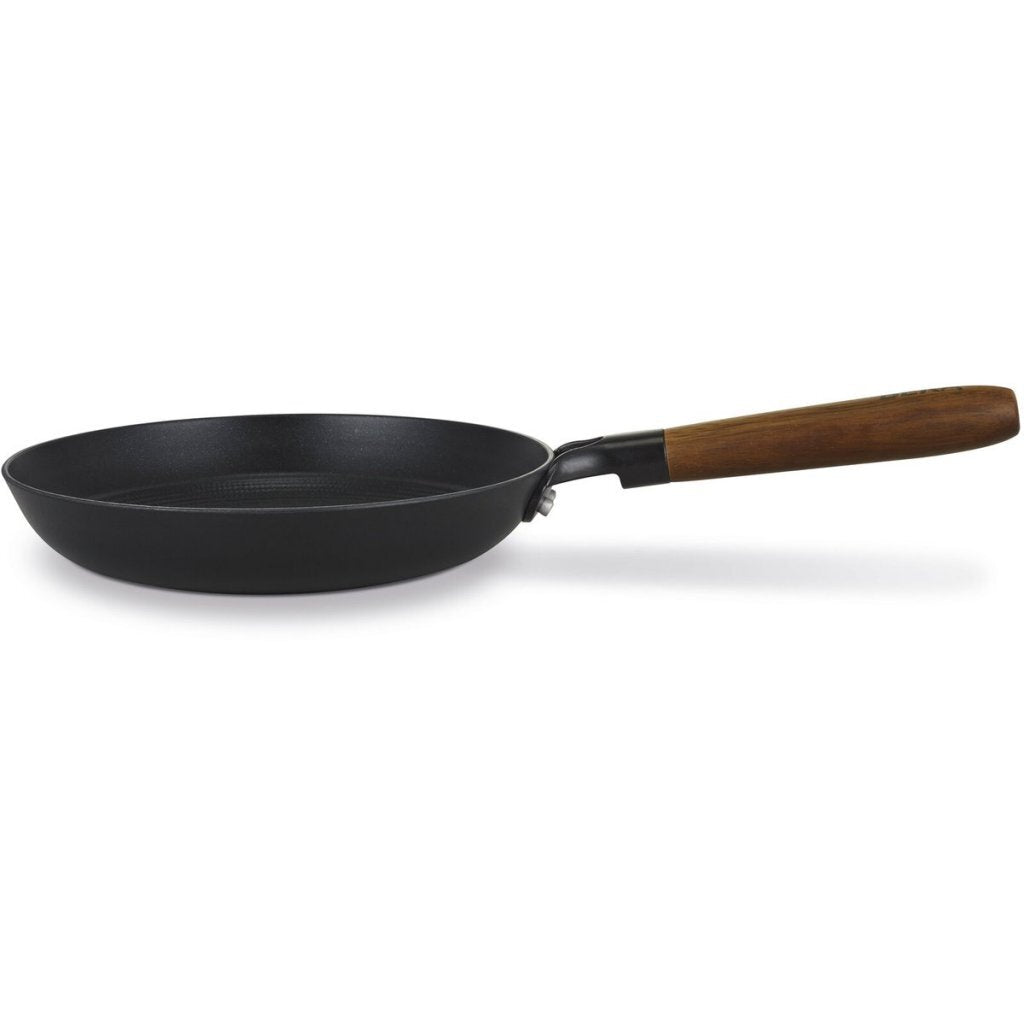 Beka Mandala Frying Pan Black - 28 cm Wooden Handle, PFAS-free