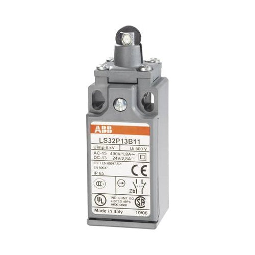ABB Endschalter 400 V/AC 1.8 A Rollenstößel tastend LS32P13B11 IP65 1 St. (1SBV010313R1211) afbeelding 1