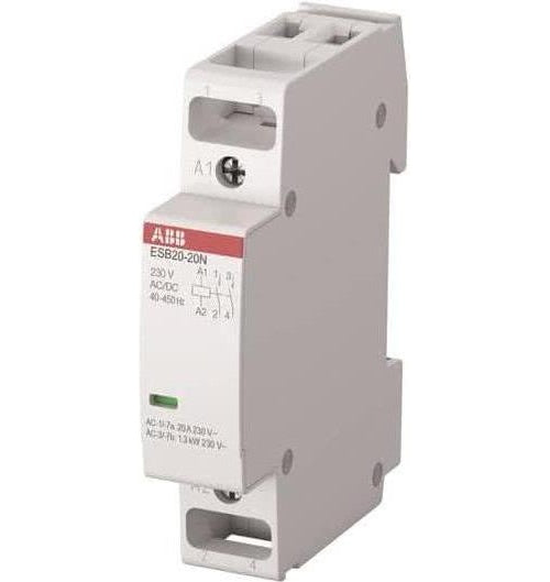 Inst.-Schütz 230V 20A 1S/1OEbrummfrei ESB20-11N-06 (1SBE121111R0611) afbeelding 1