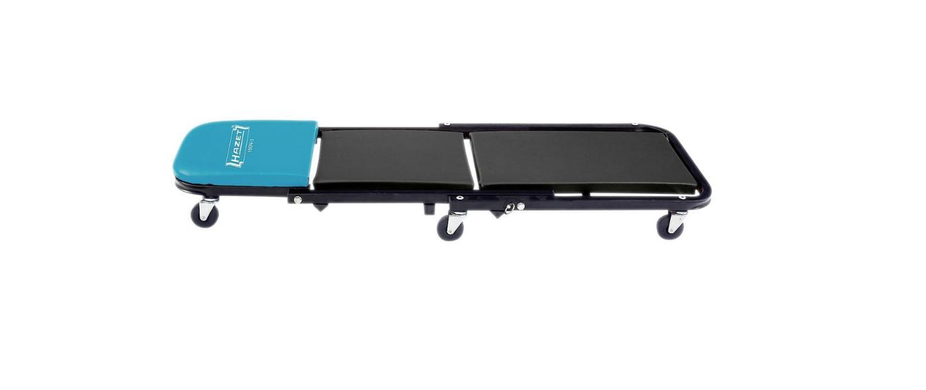 Hazet 195N-3 Rollbrett & Werkstatthocker 2-in-1 - 150kg Tragkraft - 1198 x 440 x 135 mm