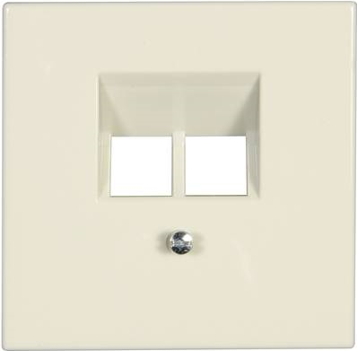 Jung Cover UAE-/IAE-/ISDN Socket LS 990, LS Design, Creme-White LS969-2UA