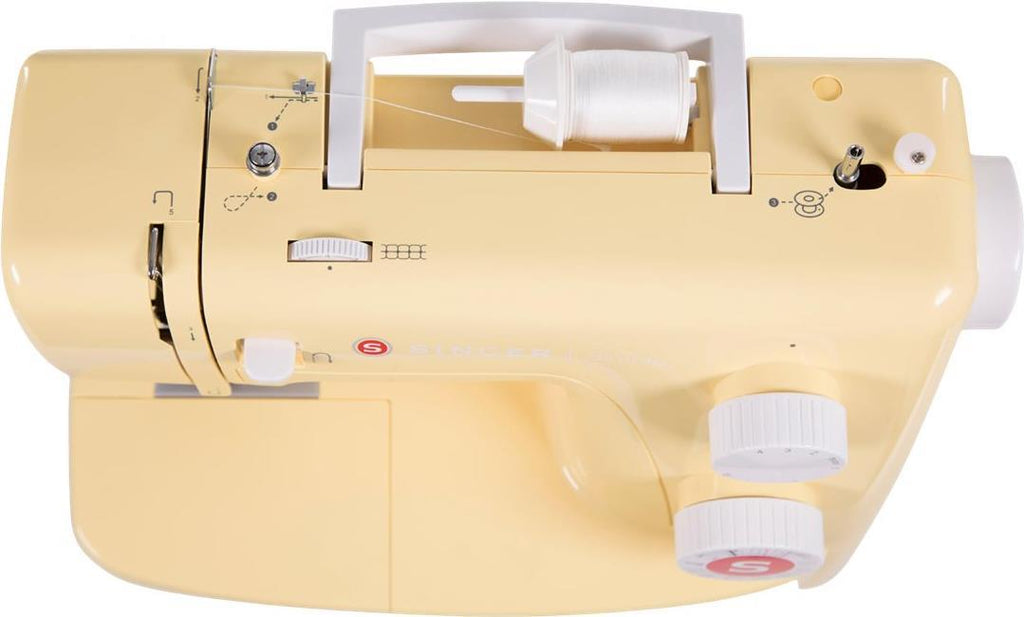 SINGER Simple 3223Y - Semi-automatic Sewing Machine - Yellow - 4 Step - Rotary Dial - Zigzag Foot (Simple 3223Y)