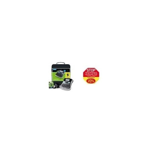 DYMO LabelManager 210D+ Beschriftungsgerät Geeignet für Schriftband: D1 6 mm, 9 mm, 12 mm (S0828980) afbeelding 1