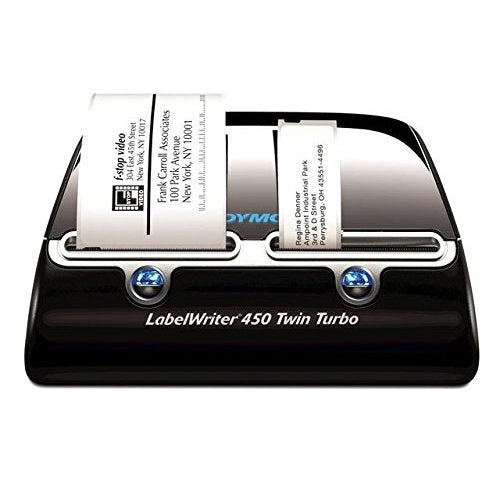 Dymo LabelWriter 450 Twin Turbo - Etikettendrucker - monochrom - direkt thermisch - Rolle (6,2 cm) - 600 x 300 dpi - bis zu 71 Etiketten/Min. - Kapazität: 2 Rollen - USB (S0838870) afbeelding 2