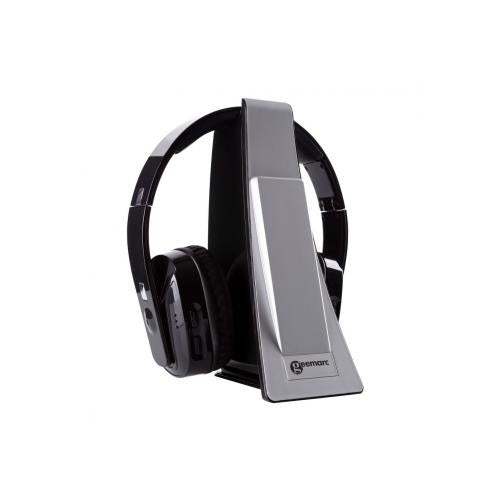 Geemarc CL7400 OPTI Funk TV In Ear Kopfhörer Over Ear Leichtbügel, Lautstärkeregelung, Headset Silber-Schwarz (CL7400_OP_SIL_VDE) afbeelding 1